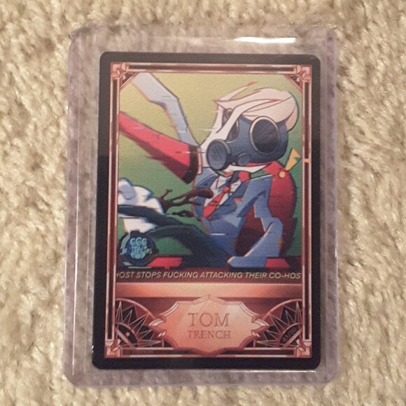 Hazbin Hotel Trading Card Lot of 2 Katie Killjoy 24/50 and Tom Trench 43/50 - Picture 3 of 4